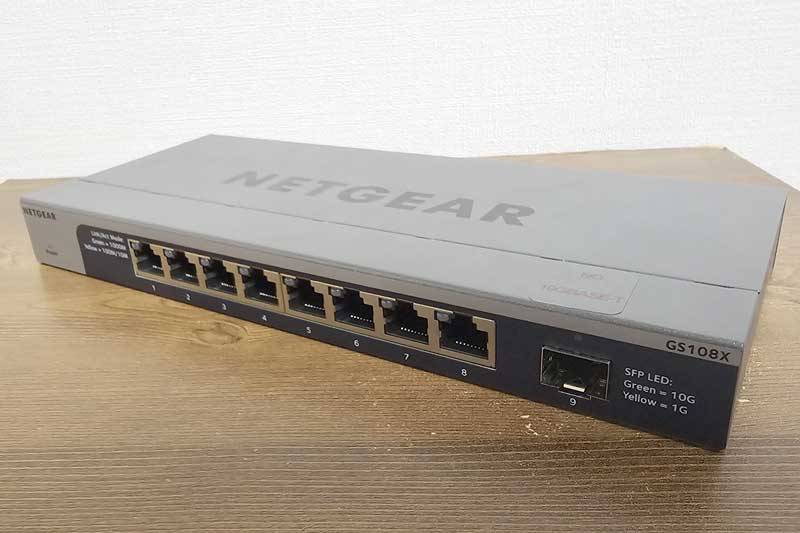 [리뷰] 10G SFP+ 지원 비관리형 이더넷 스위치, 넷기어 GS108X
