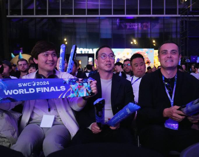 SWC2024 월드 파이널 현장 찾은 컴투스 송병준 의장, ‘글로벌 팬분들과 함께해 영광’