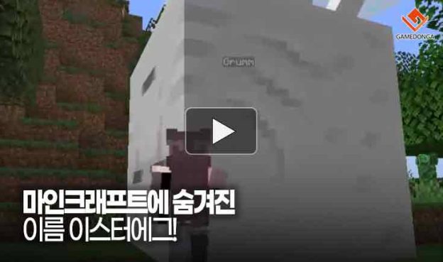 [동영상] 마인크래프트에 숨겨진 이름 이스터에그!
